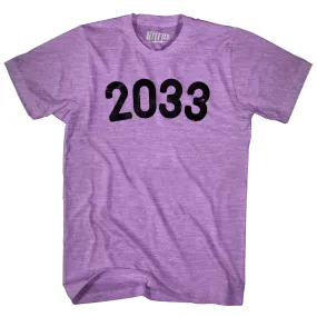 2033 Year Celebration Adult Tri-Blend T-shirt