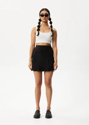 AFENDS Womens Gemma - Cupro Skirt - Black