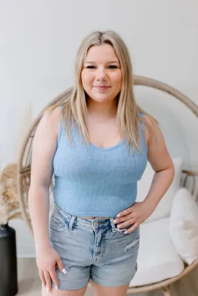 Amaya Tank Top - Sky Blue