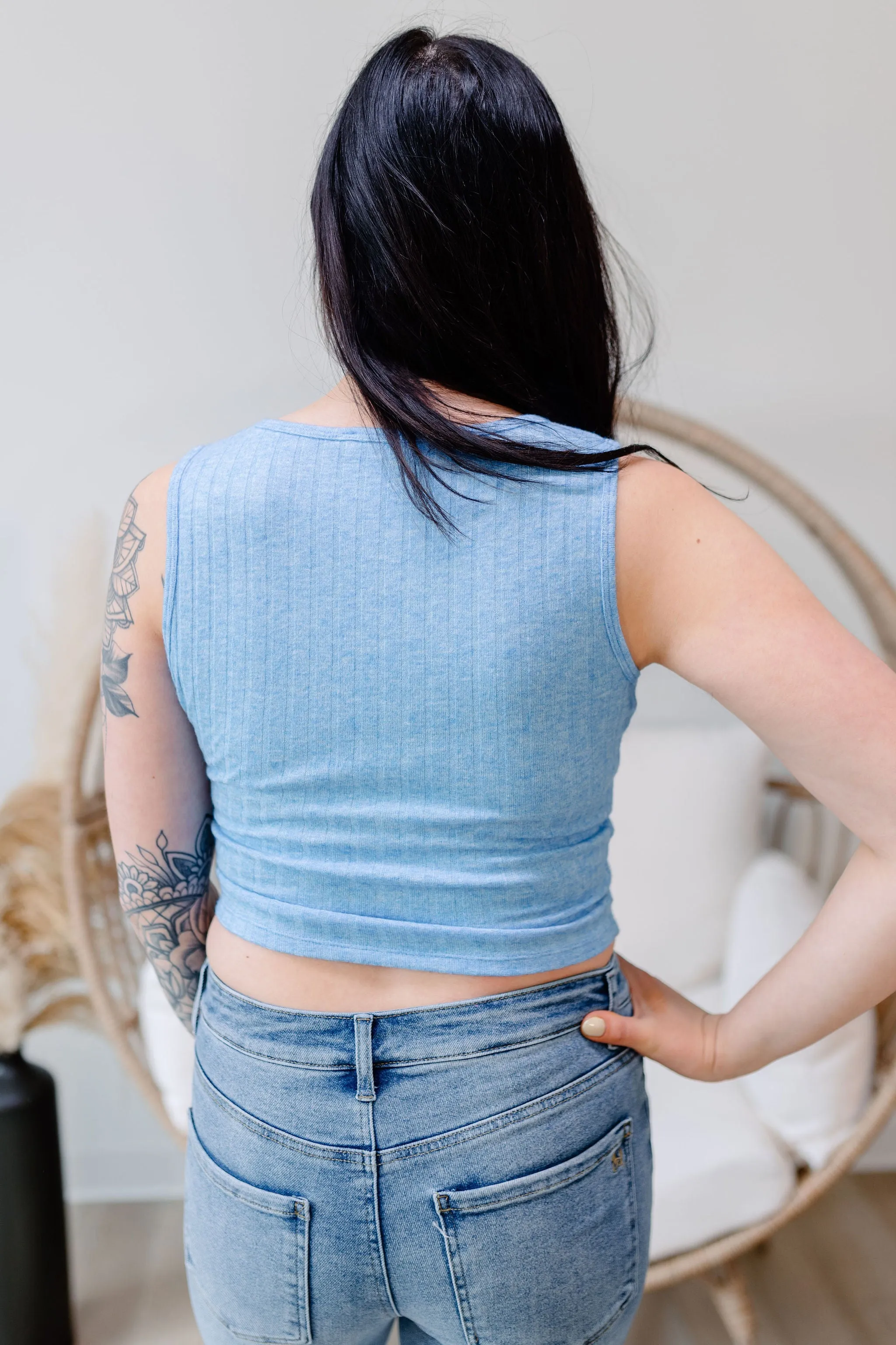 Amaya Tank Top - Sky Blue