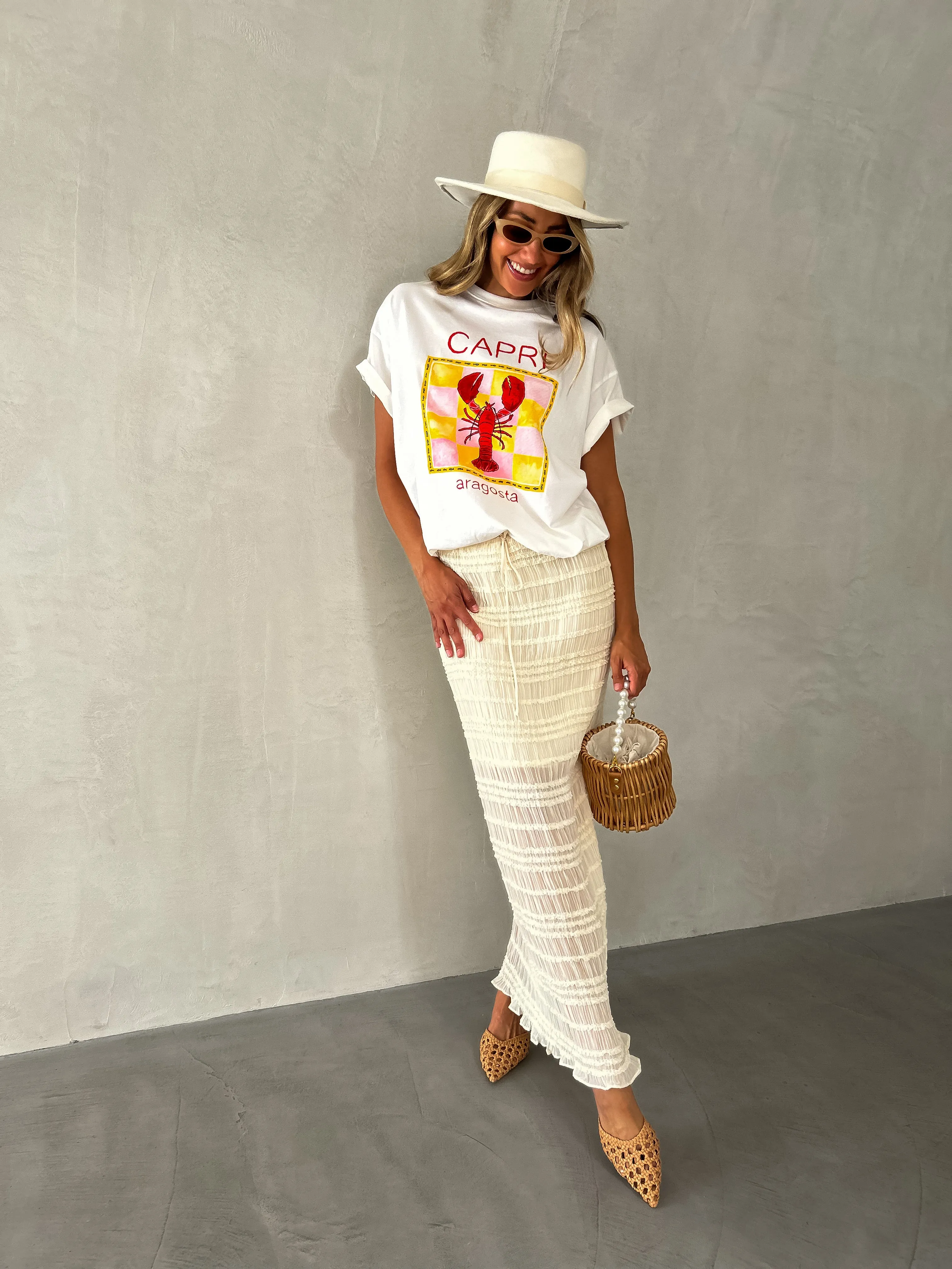 ARAGOSTA Tee - White