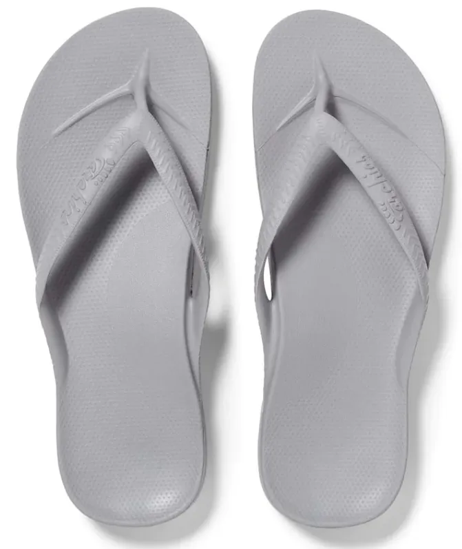 ARCHIES ARCH SUPPORT THONGS - GREY
