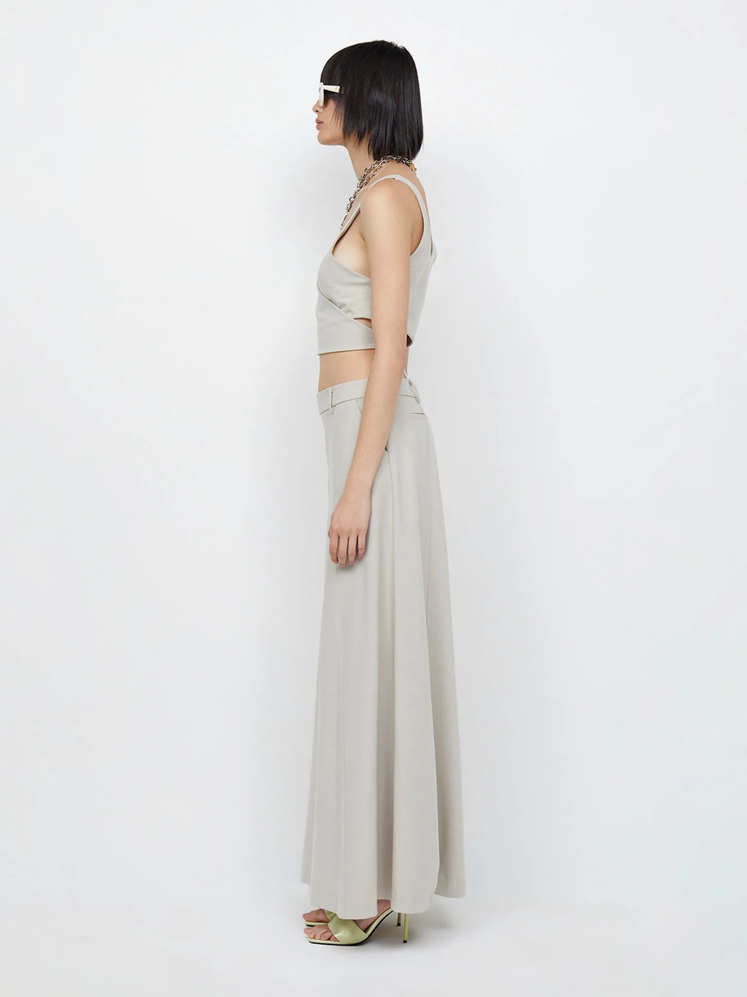 Bec & Bridge Hallie Maxi Skirt Cement