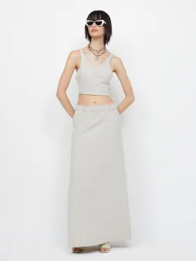 Bec & Bridge Hallie Maxi Skirt Cement