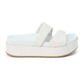 Blaine Snake Print Slide Platform Sandals
