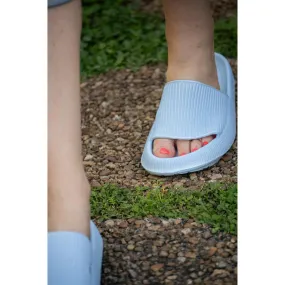 Blue Insanely Comfy Slides – Ultra-Soft Beach & Casual Slip-On Sandals for Women