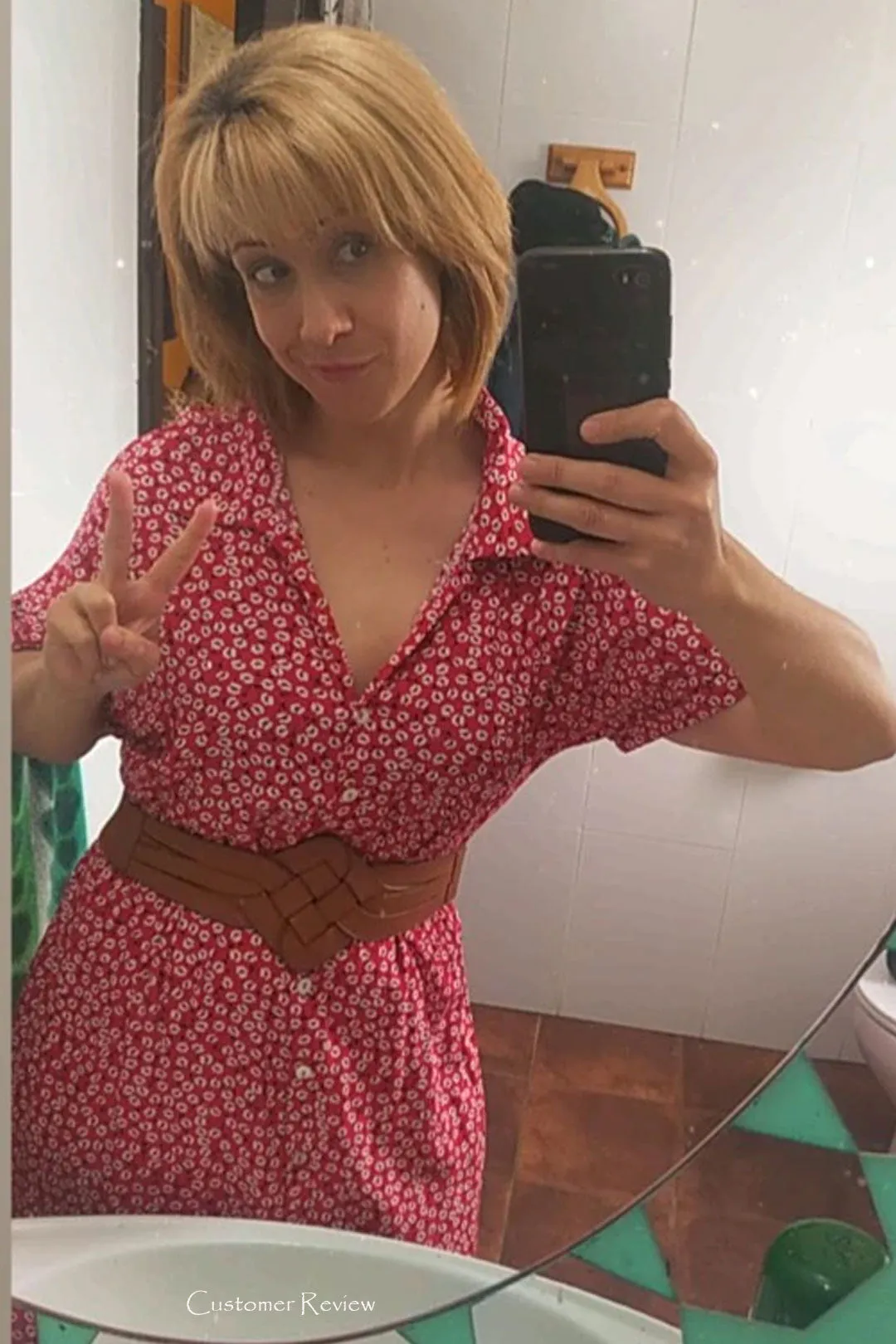 Boho Midi Dress, Sundress, Layla Red