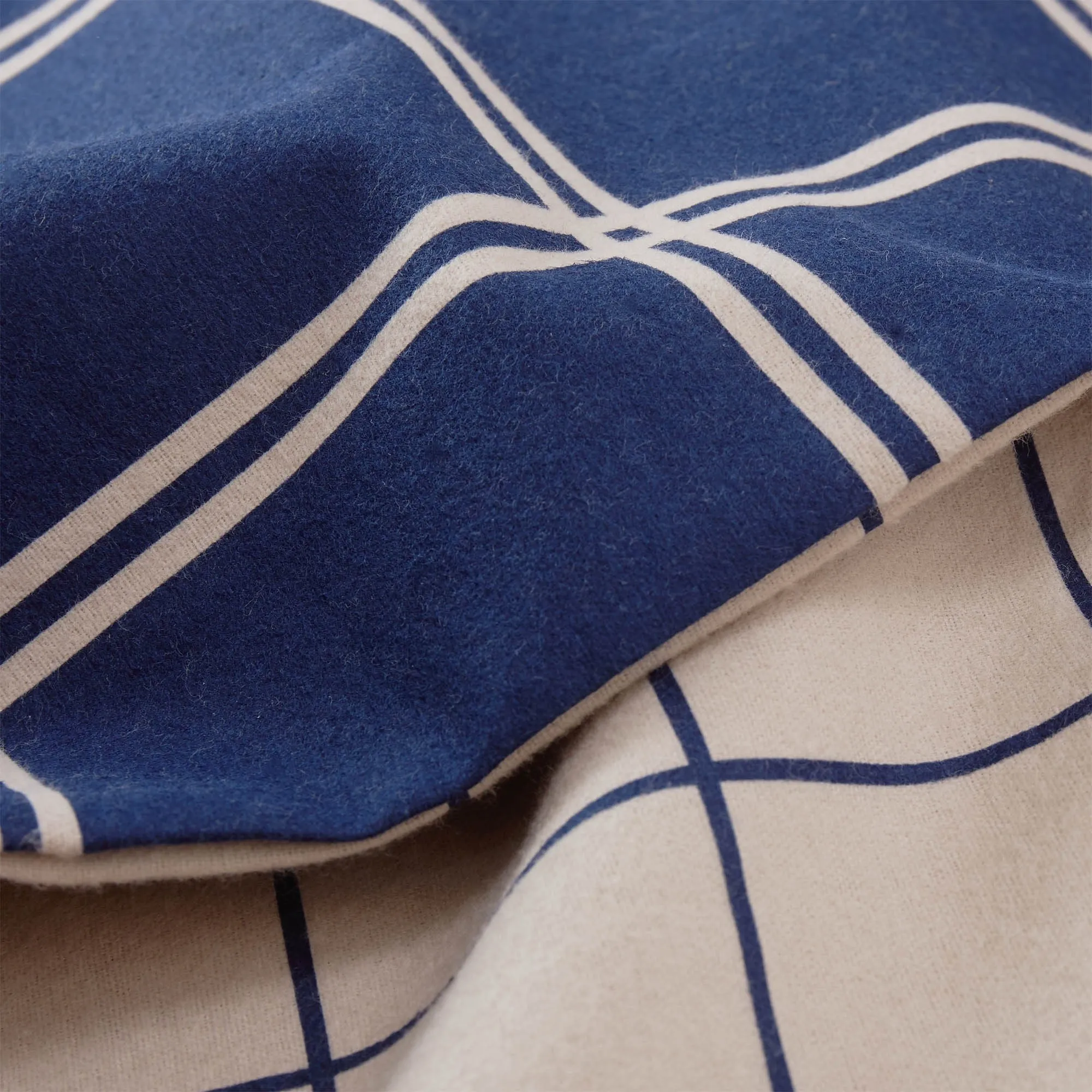 Brelade Pillowcase [Dark blue/Beige]