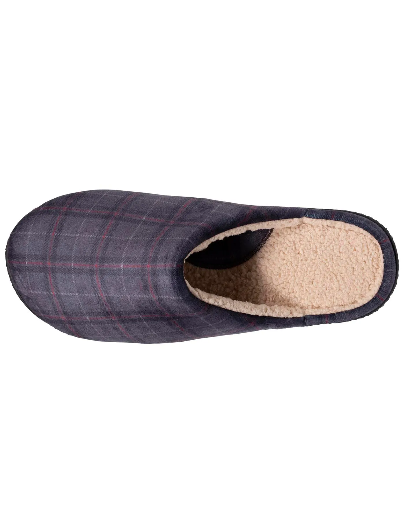 Chaussons mules ergo Homme Tartan