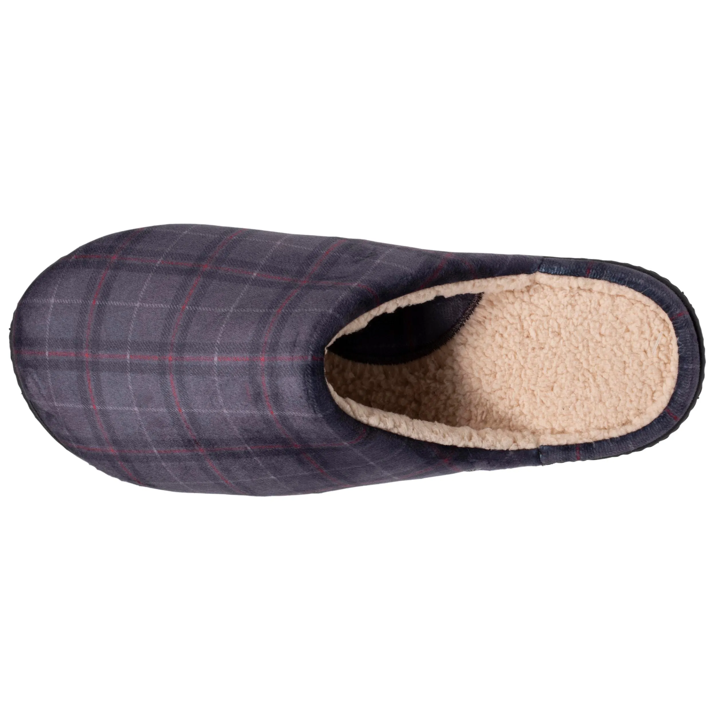 Chaussons mules ergo Homme Tartan