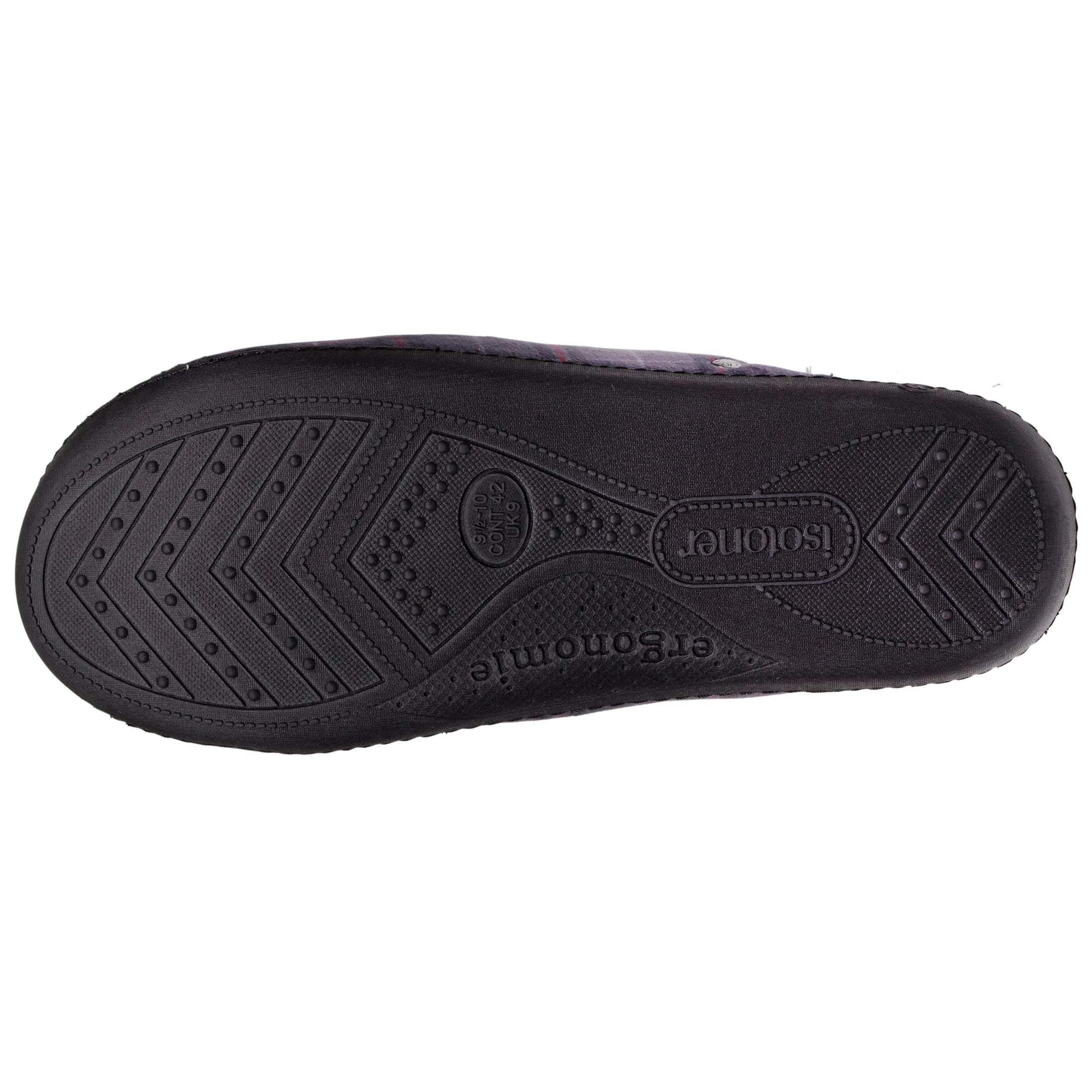 Chaussons mules ergo Homme Tartan