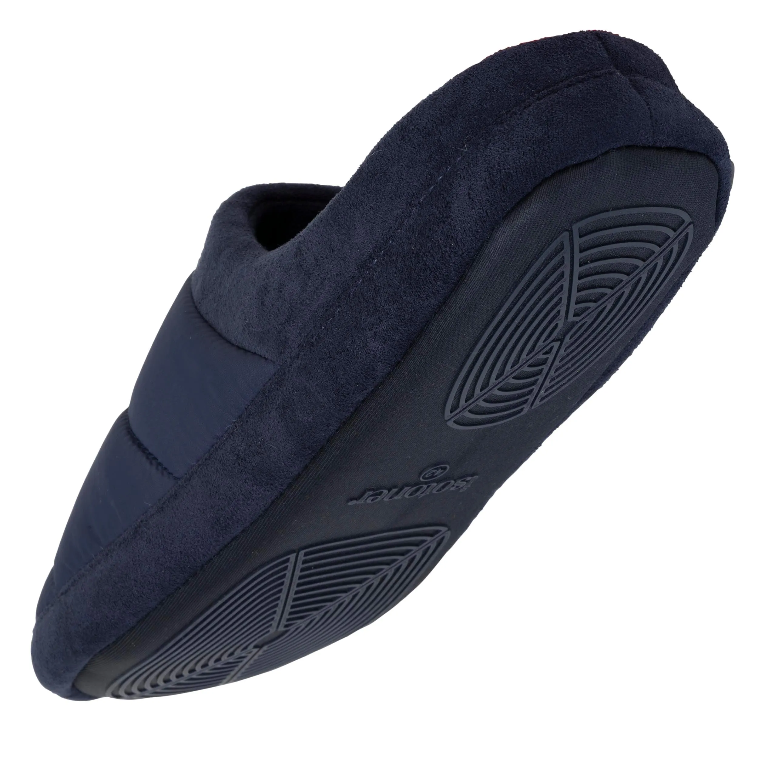 Chaussons mules Homme maille stretch Marine