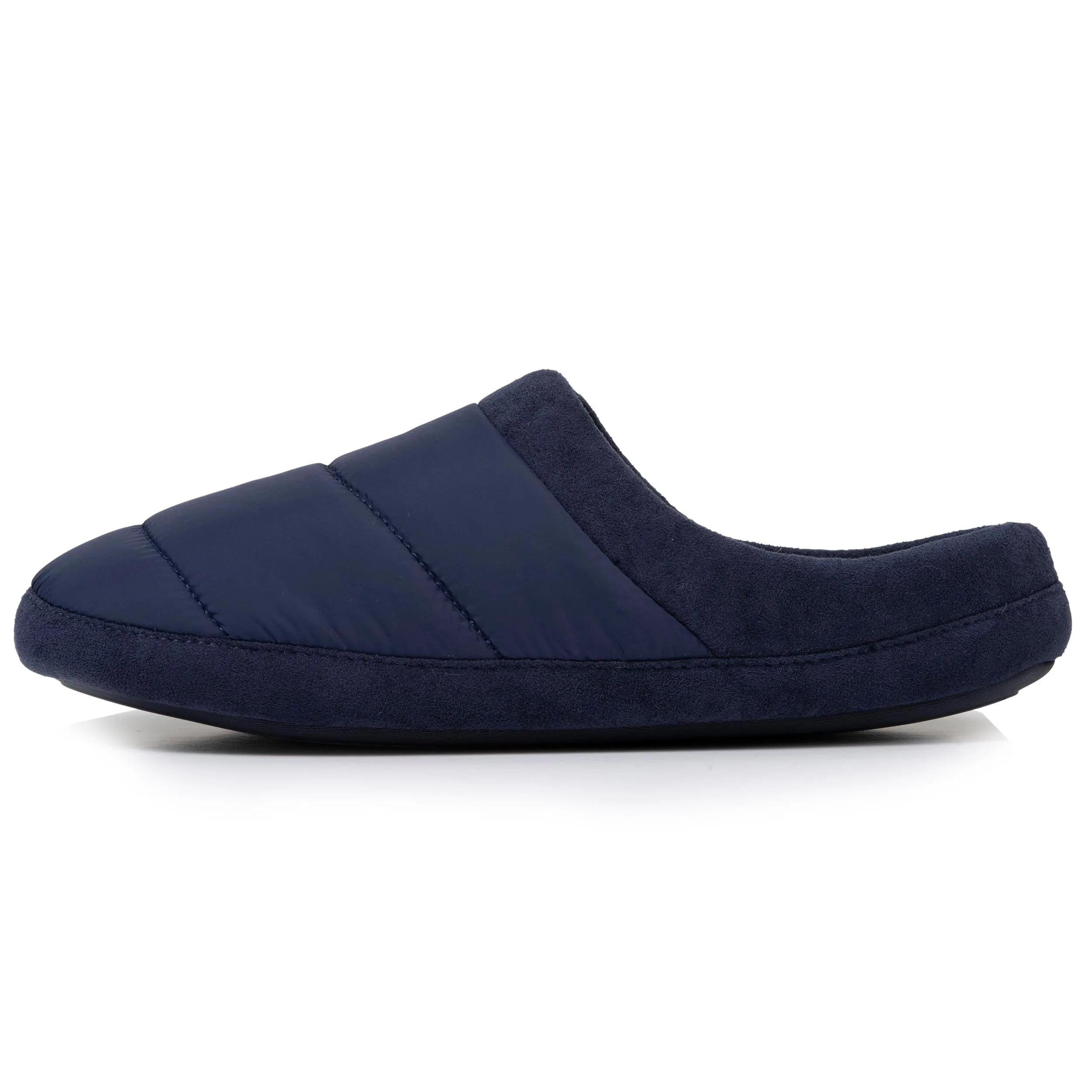Chaussons mules Homme maille stretch Marine