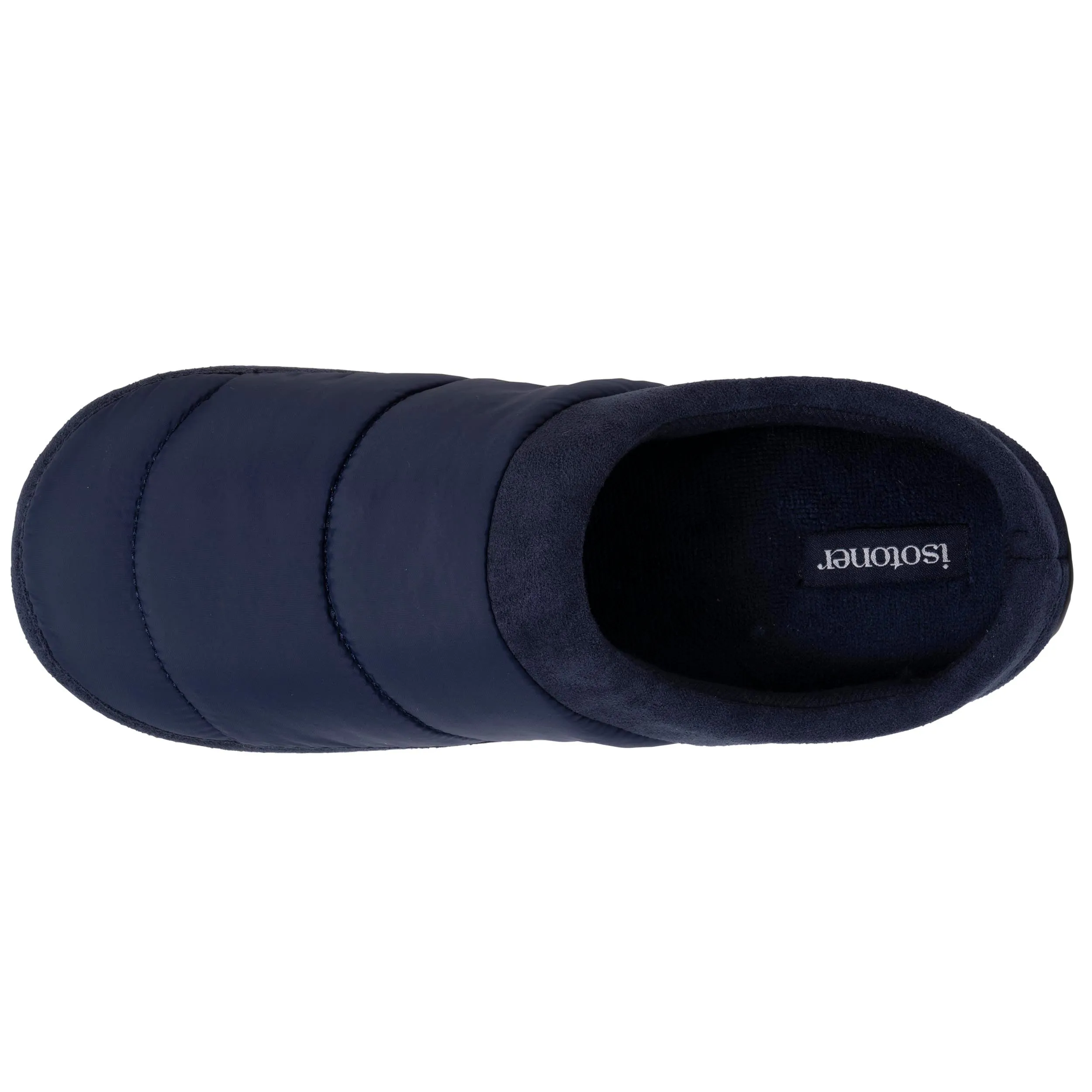 Chaussons mules Homme maille stretch Marine
