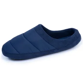 Chaussons mules Homme maille stretch Marine