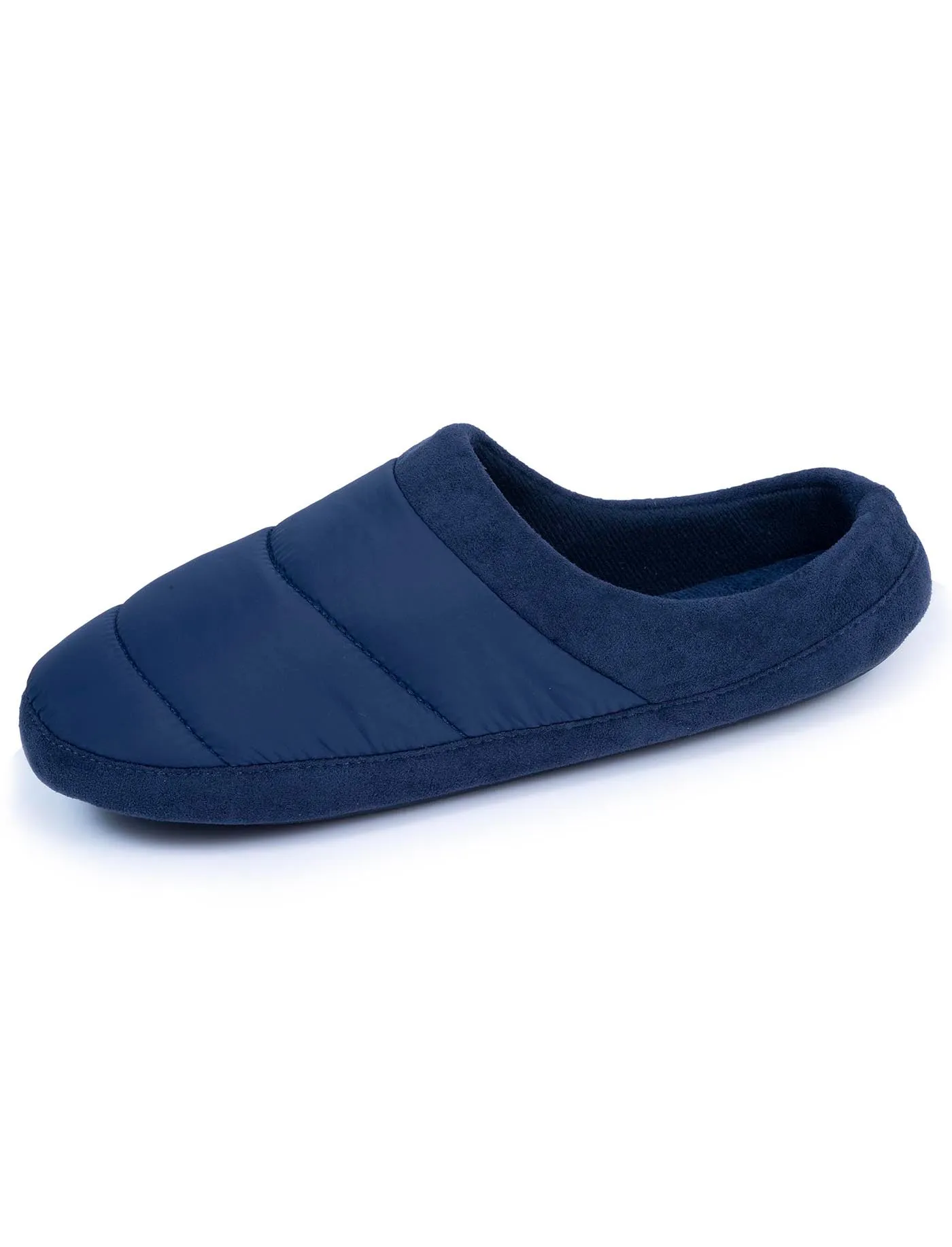 Chaussons mules Homme maille stretch Marine