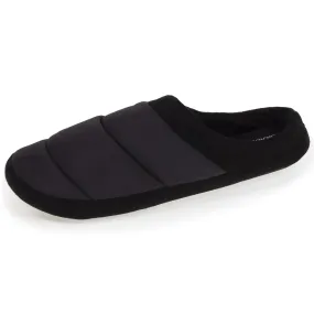 Chaussons mules Homme Noir Matelassé