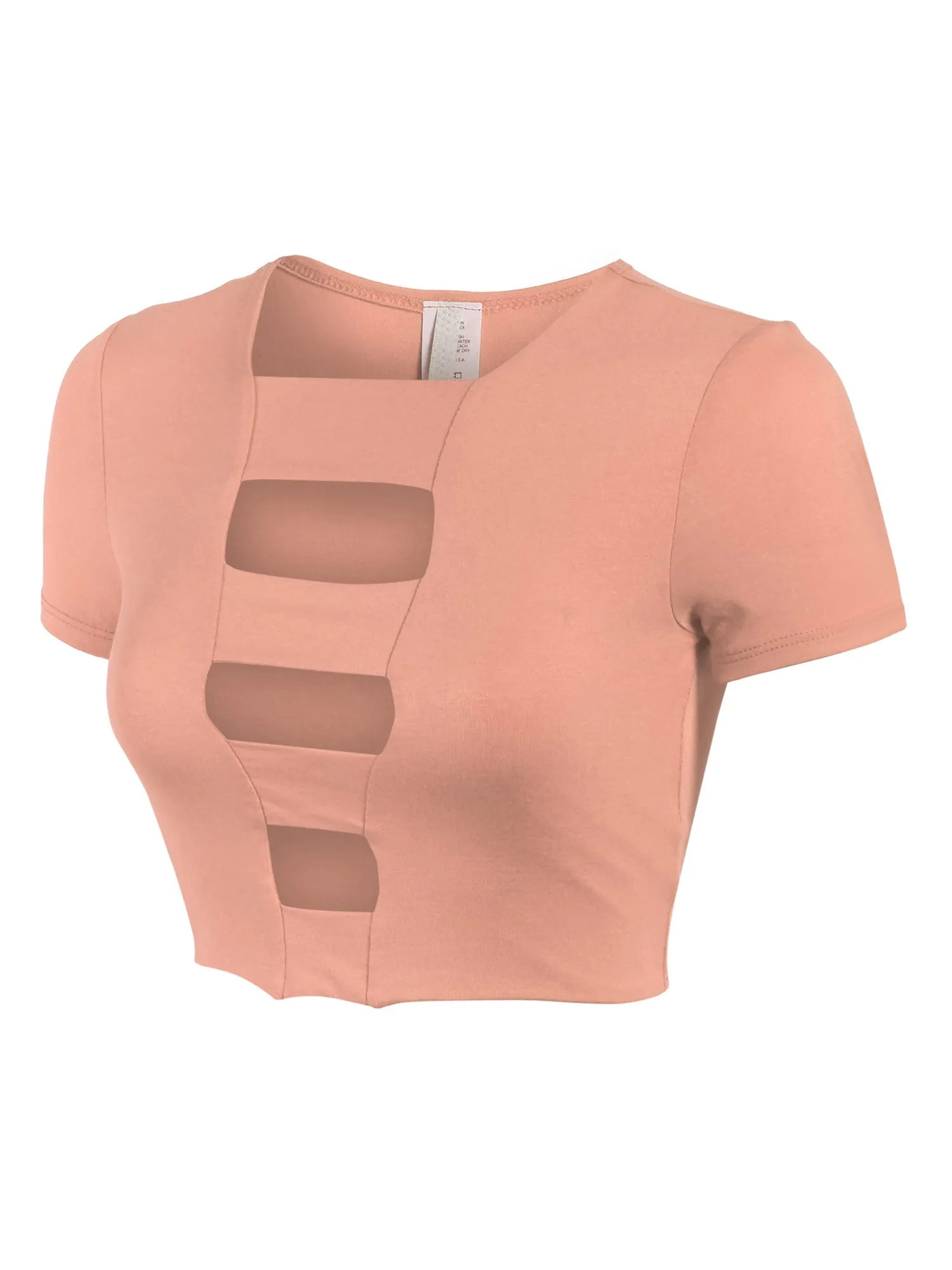 [Clearance] Womens Cut Out Fashion Crop Top