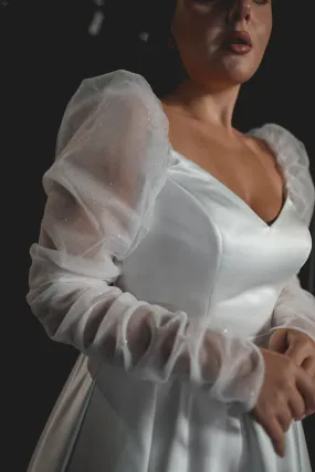 Detachable Tulle Sleeves Kate
