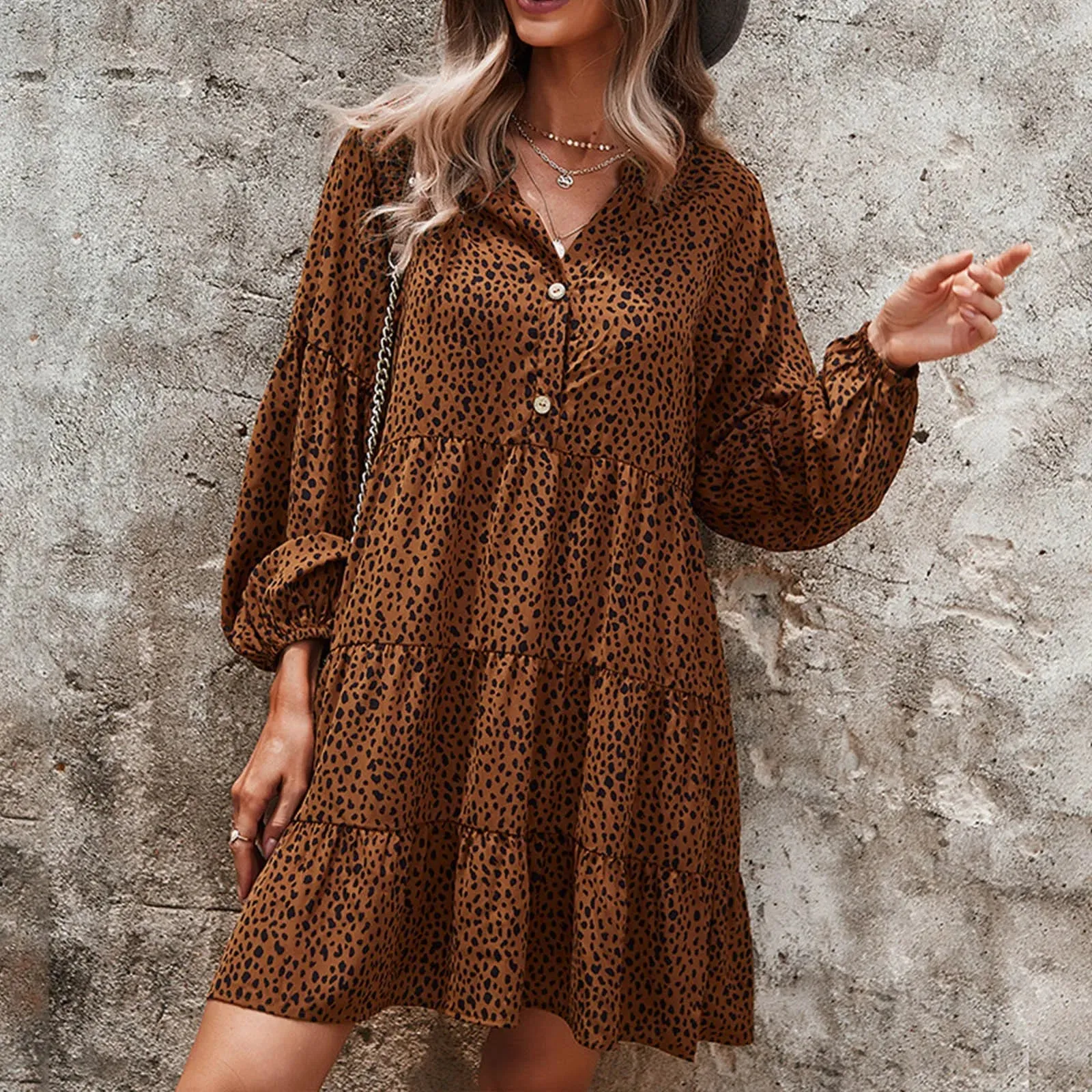 FashionSierra - 2024 Casual Beach Party Female Loose Sundress Boho Dress