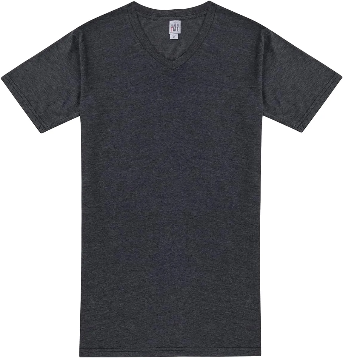 Have It Tall Men's V Neck Soft Blend Fabric T Shirt