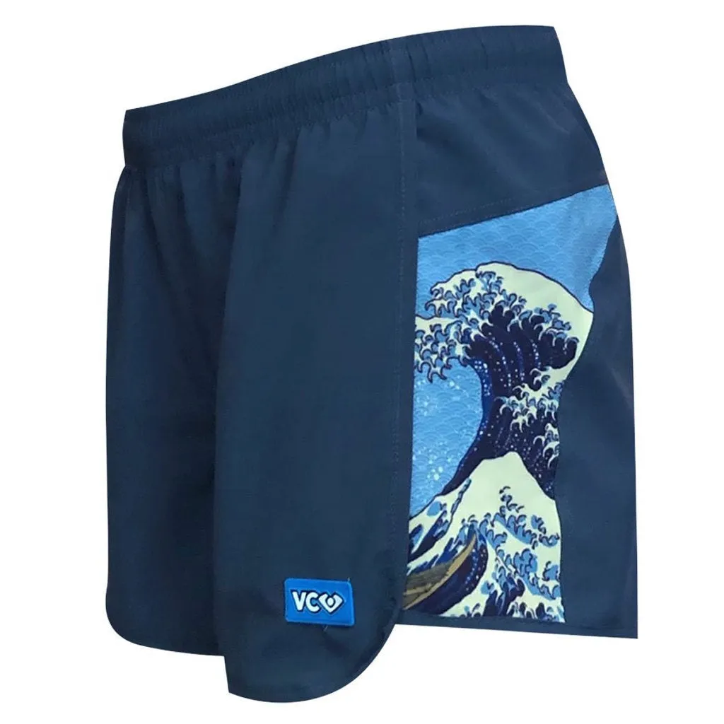 Hokusai Wave Shorty Shorts