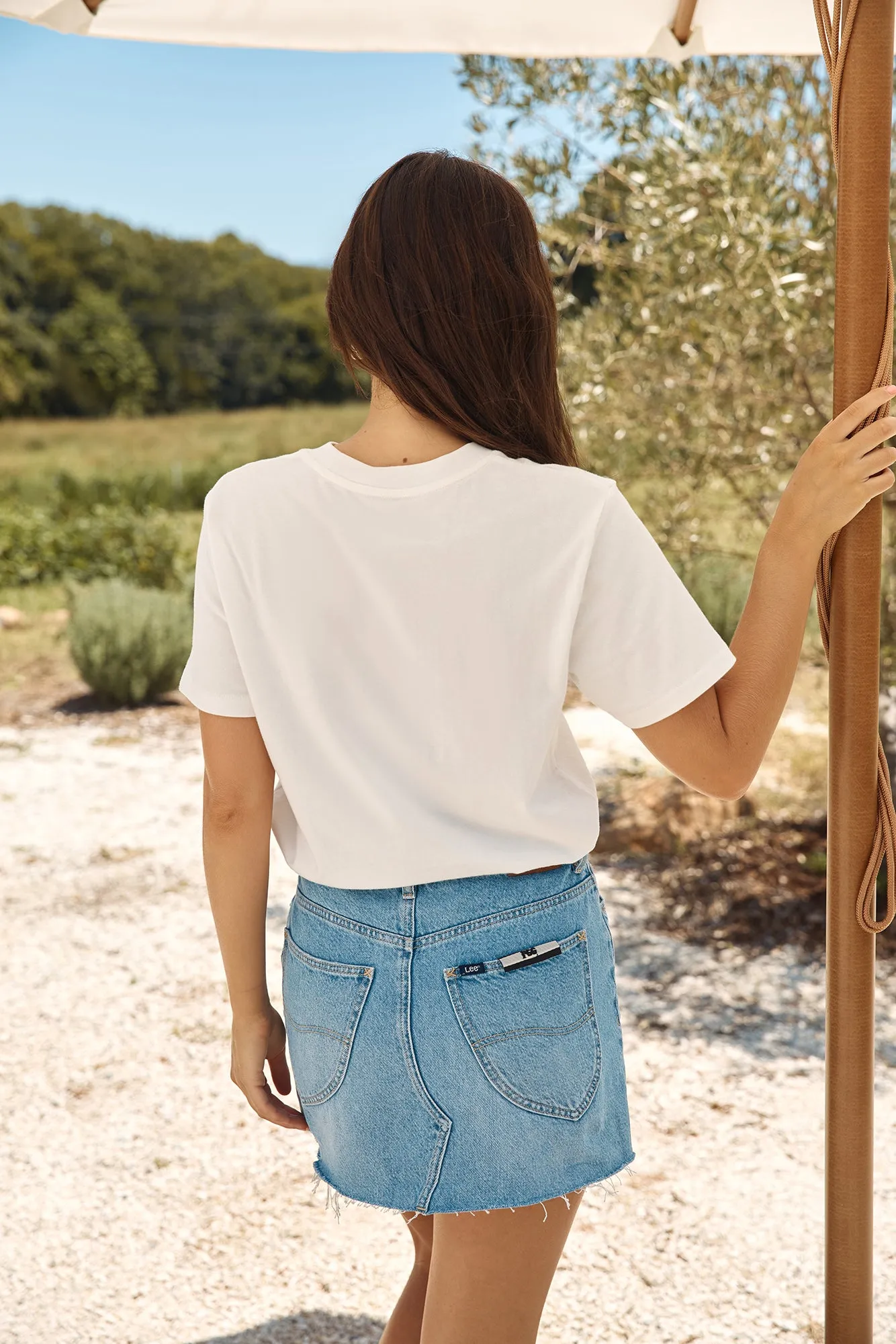 LEE Relaxed Mini Skirt Soho Fade