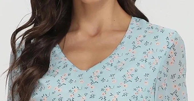 LIGHT BLUE CASUAL DRESS