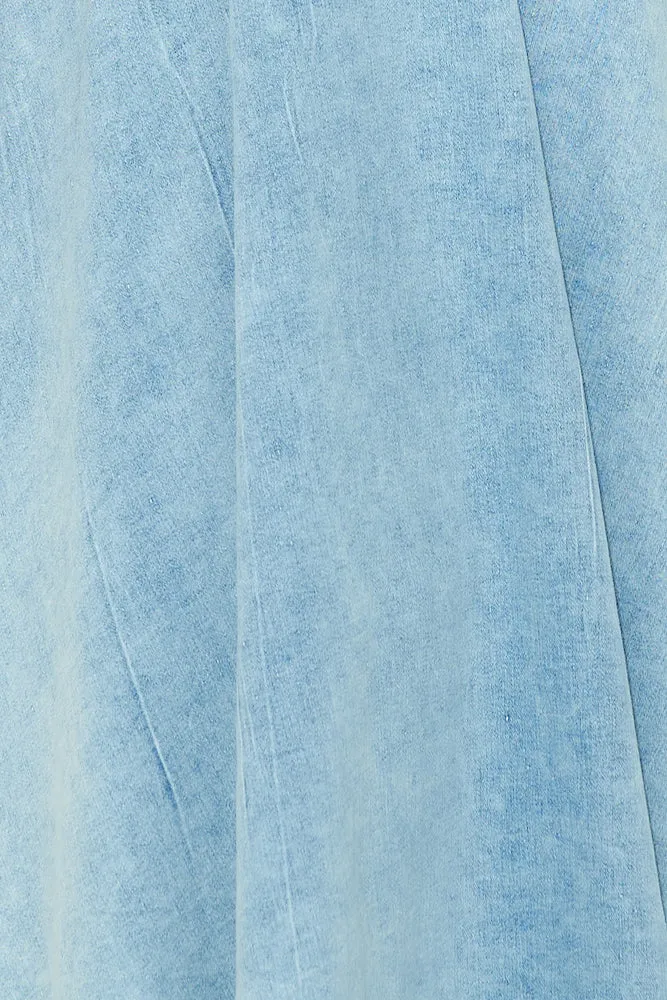 Light Denim Maxi Dress