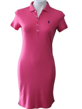Light Summer Pink Polo Dress