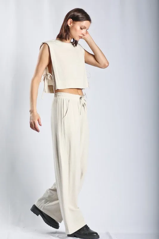 Linen 2pc pant set