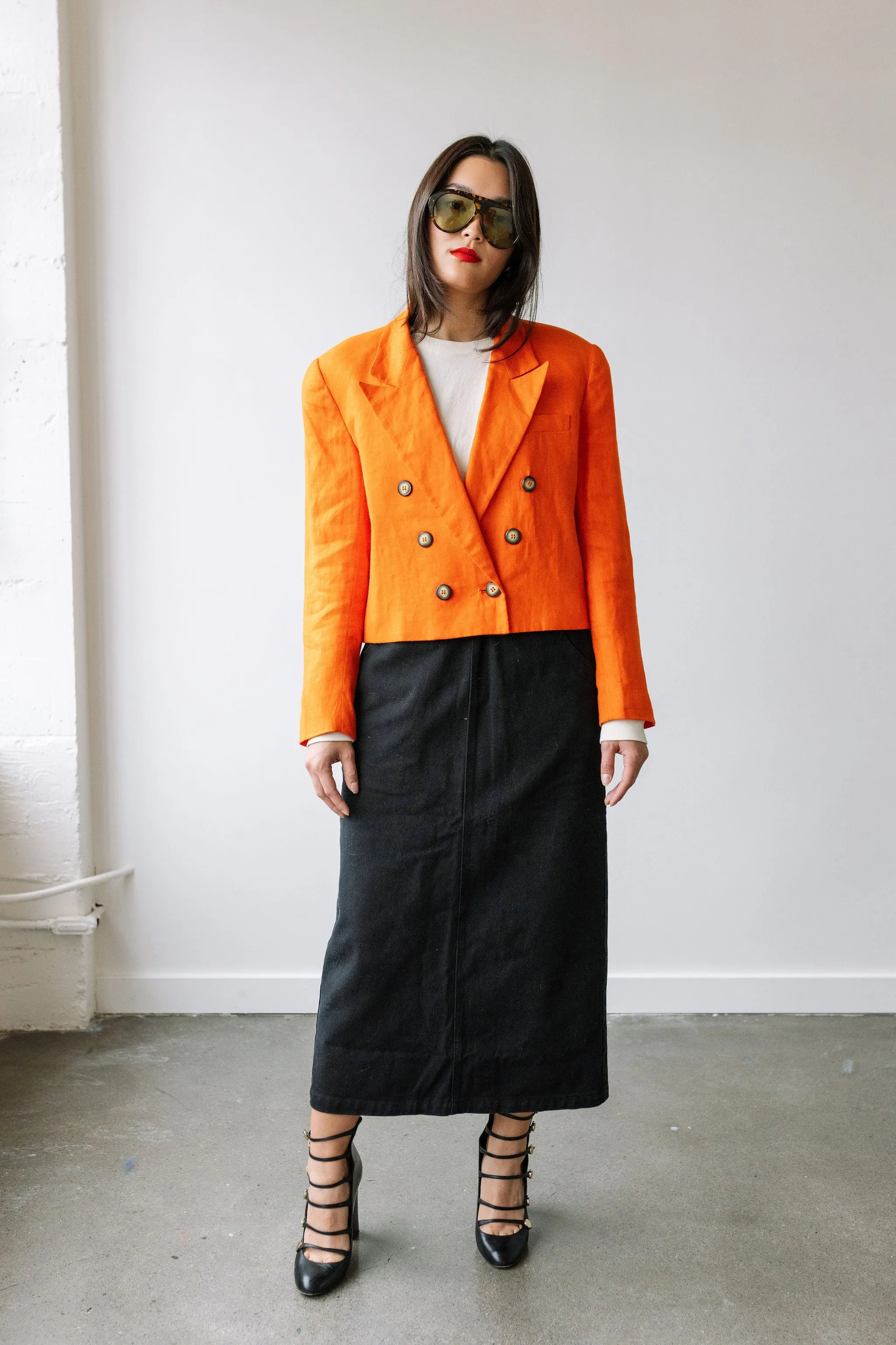 Long City Skirt (Black)