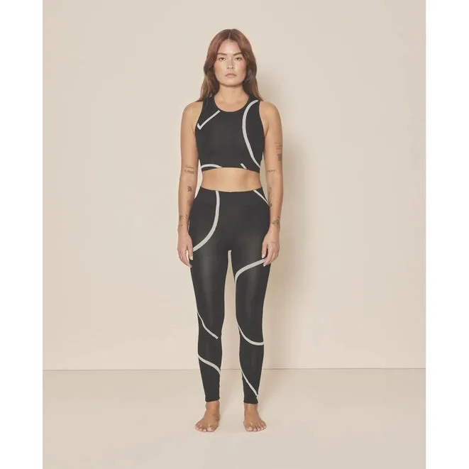 Loud Logo Crop Top - Black / Sustained Grey