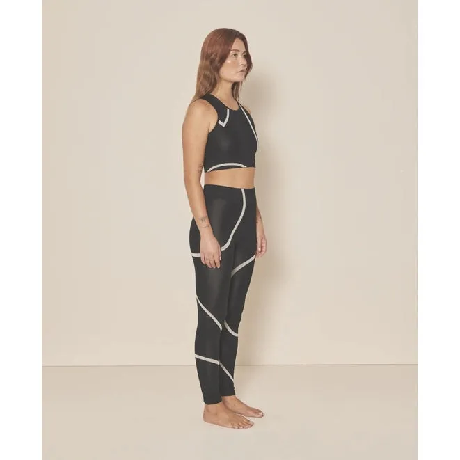 Loud Logo Crop Top - Black / Sustained Grey