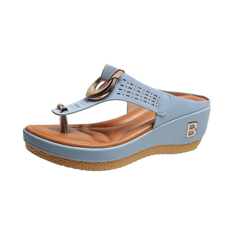 Margot - Bold Candy Color Square Toe Sandals for Women