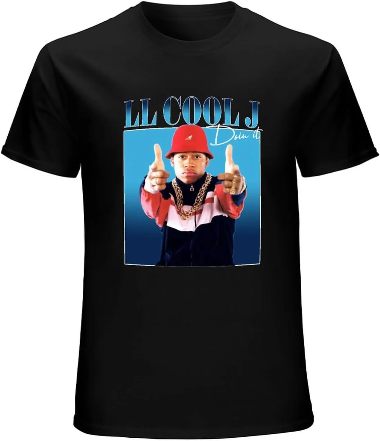 Men's Ll Cool J T-Shirt Feel Soft Black