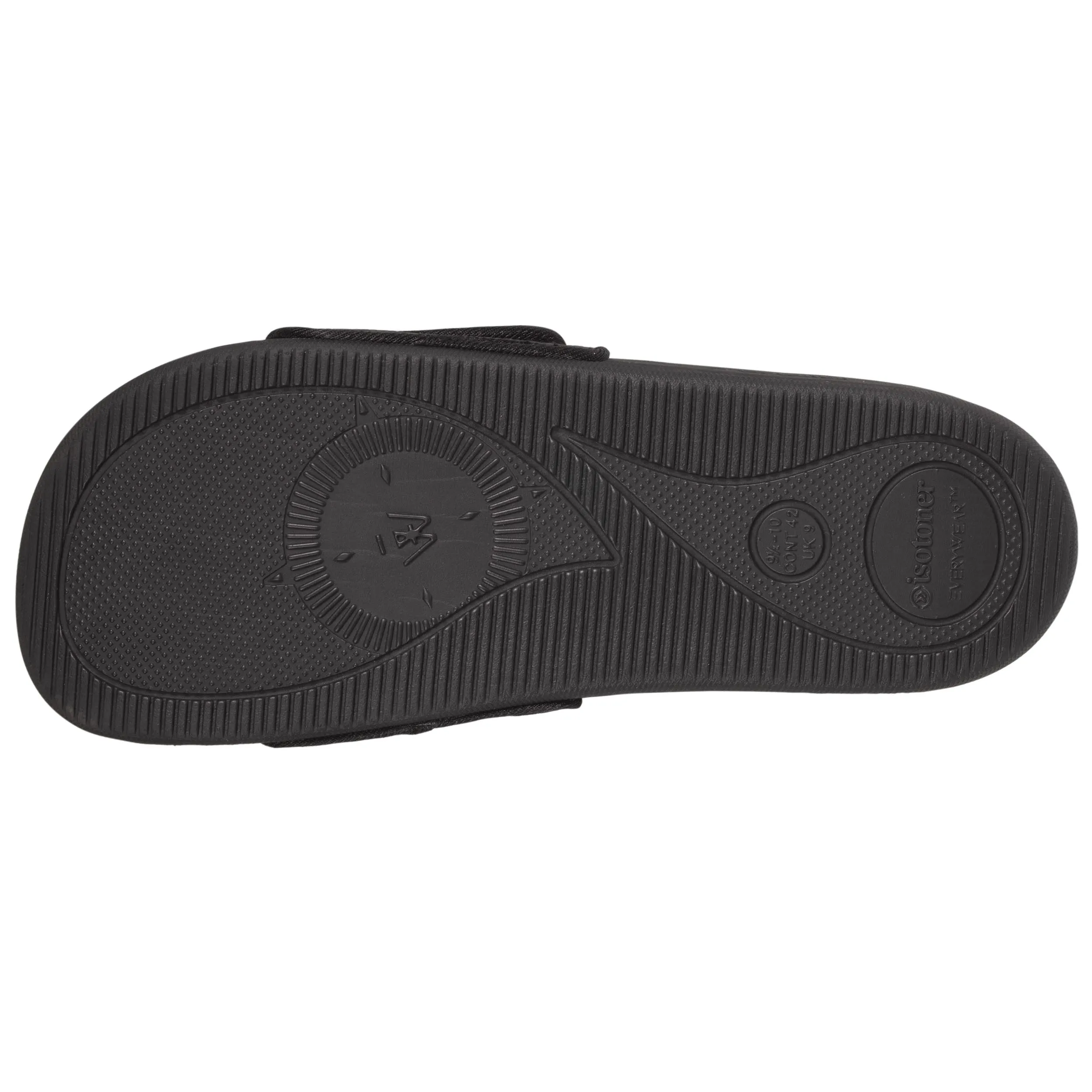 Mules claquettes Homme scratch Noir