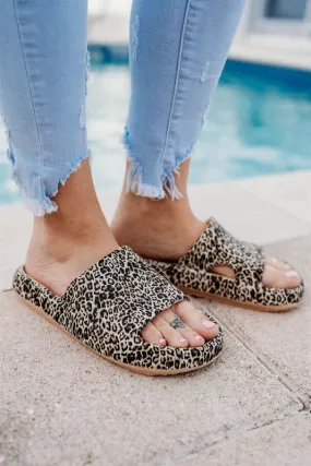OG Brown Leopard Insanely Comfy Slides