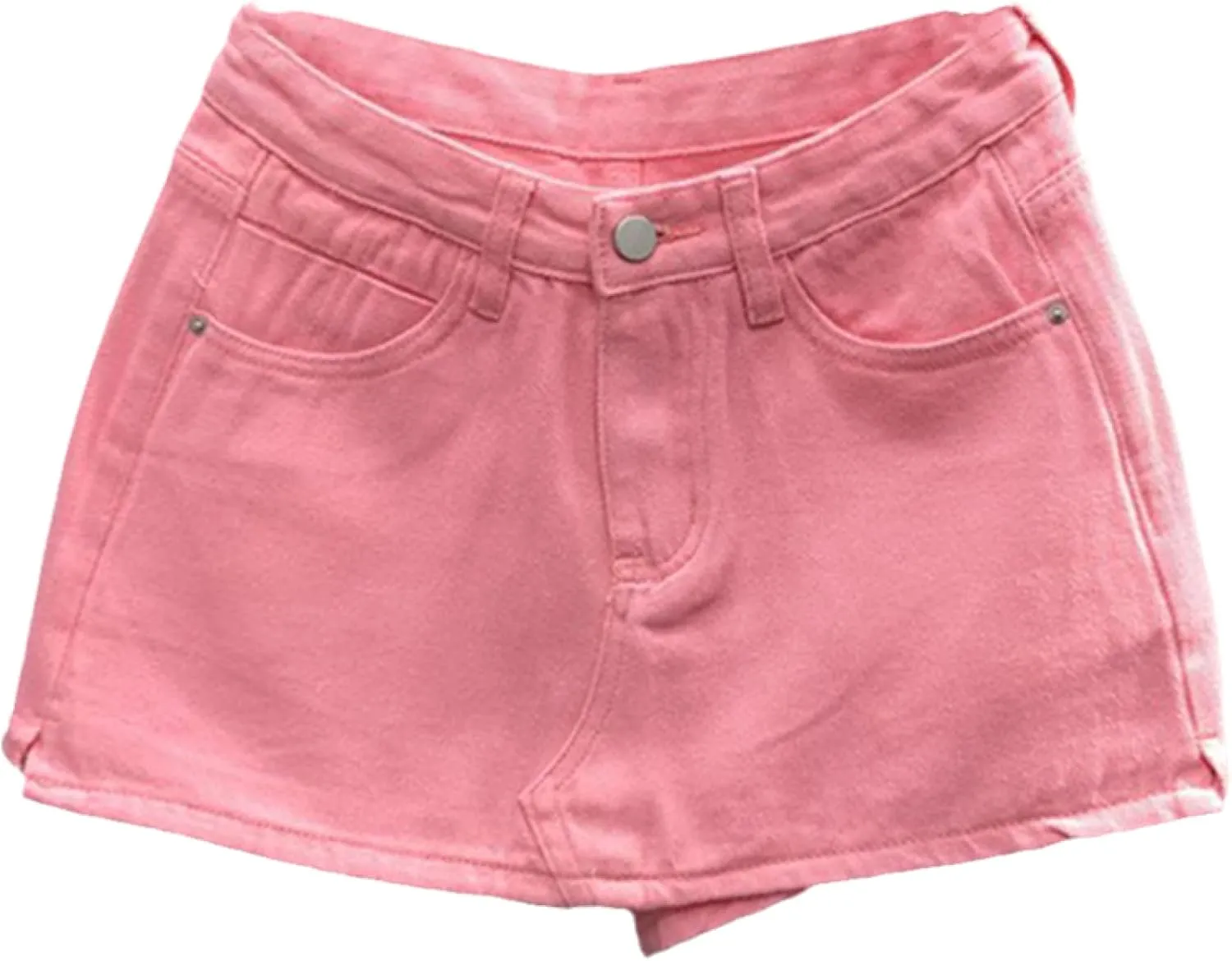 OLEETS Women's Denim Short Skirt - High Waist A-Line Denim Skirt Summer Autumn Fashion Sexy Korean Style Fashion Wome