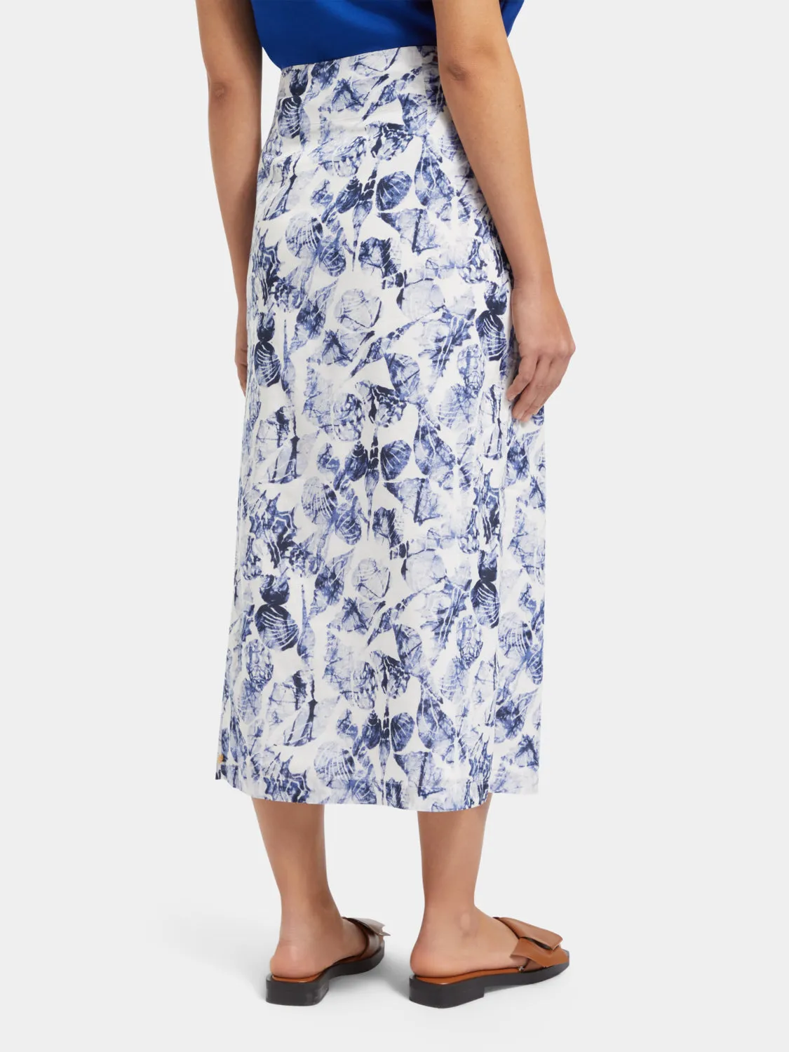 Printed mid-length sarong