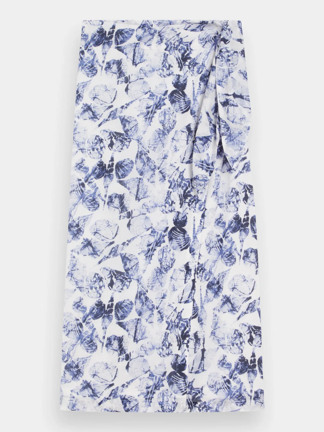 Printed mid-length sarong