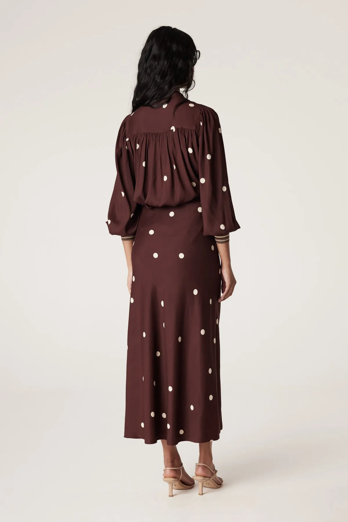 Roberts Blouse - Chocolate Spot
