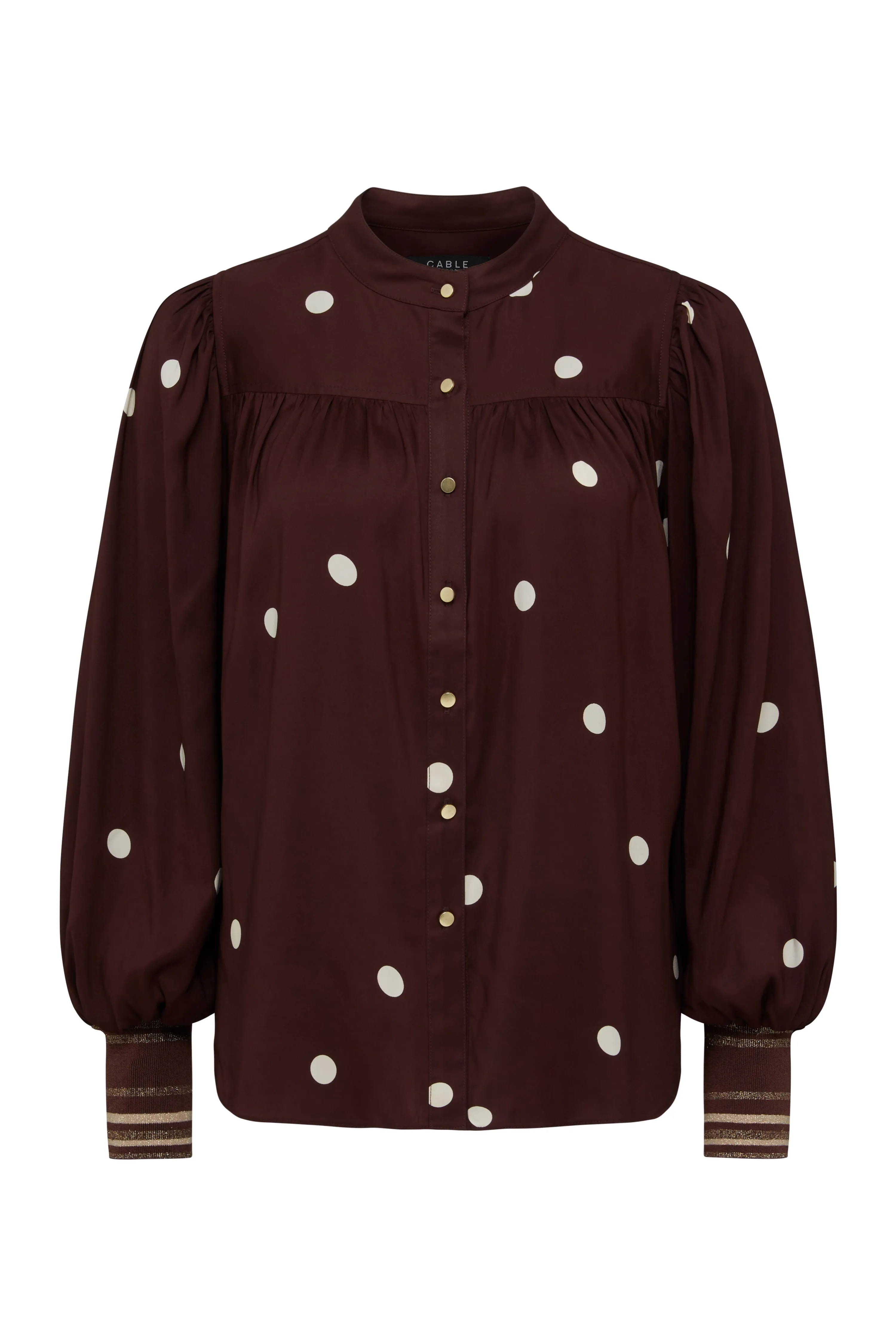 Roberts Blouse - Chocolate Spot