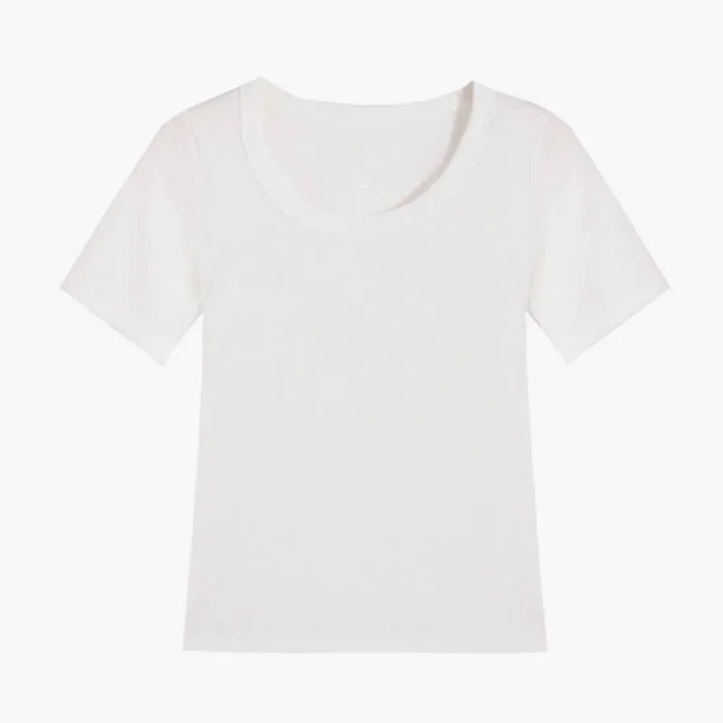 Soft Girl Aesthetic Basic T-Shirt For Women