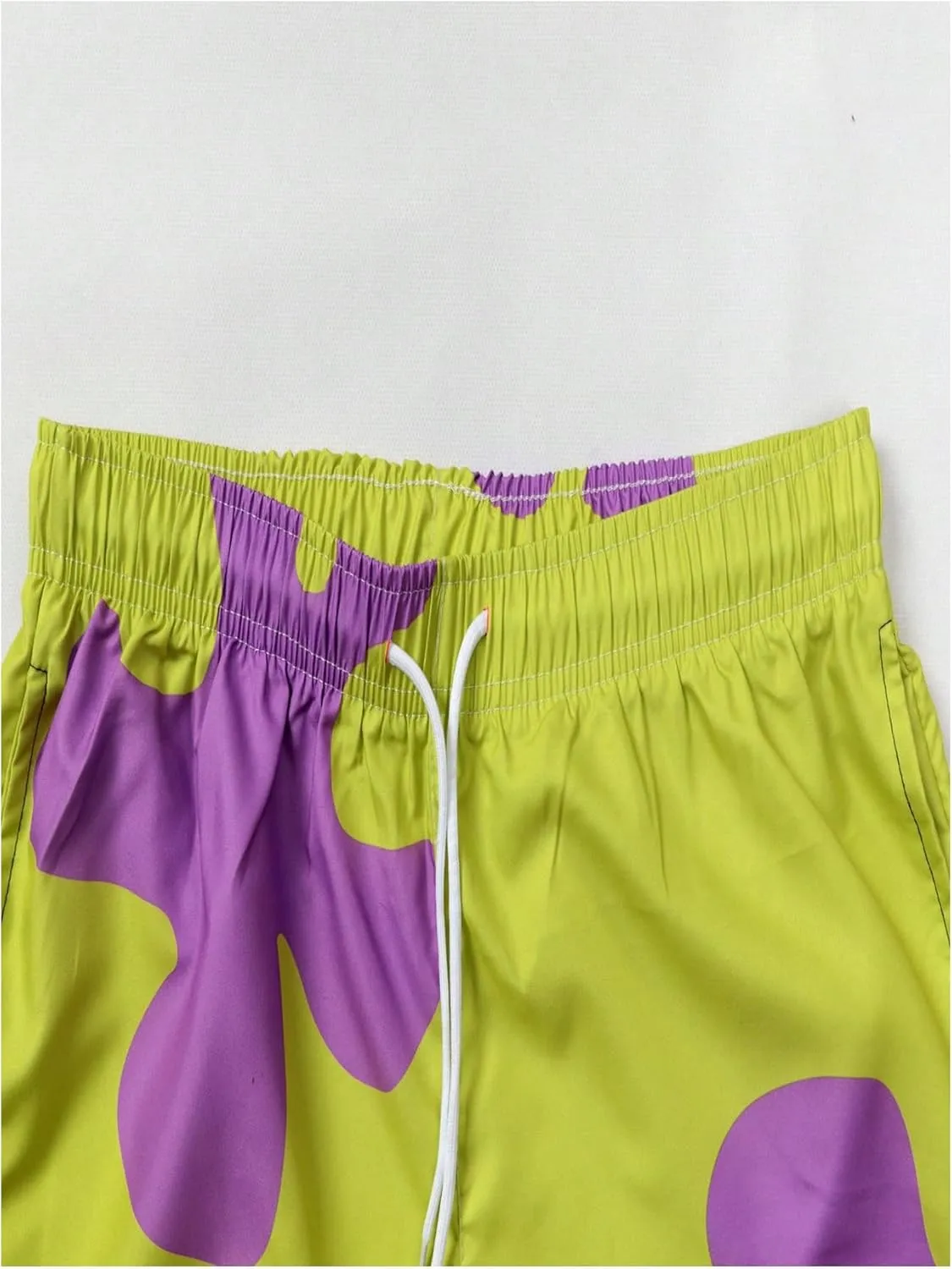 SOLY HUX Men's Graphic Print Swim Trunks Drawstring Elastic Waist Quick Dry Beach Board Shorts with Pockets