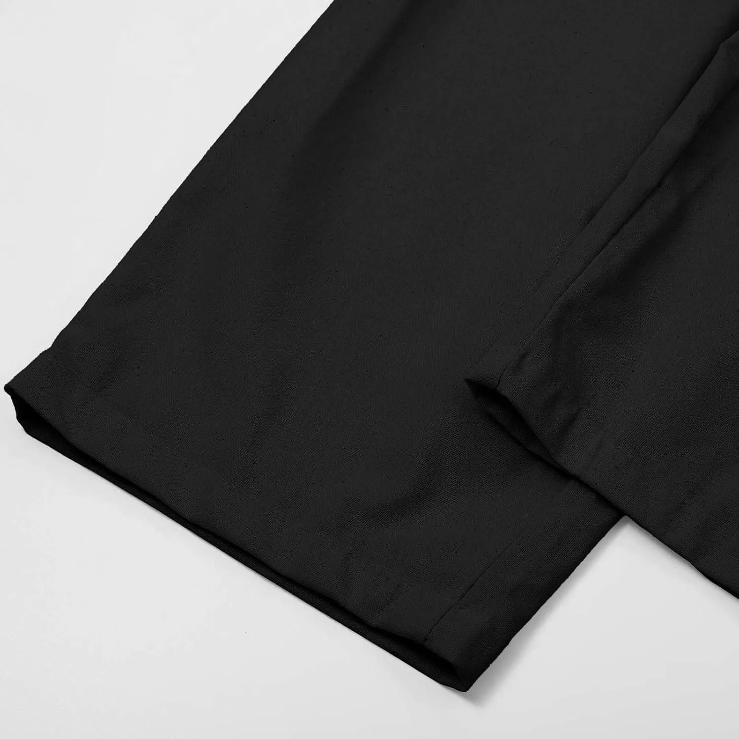 Summer Beach Pants for Women Linen Elastic High Waist Straight Leg Light Causal Cool Lounge Trousers Women Pajamas