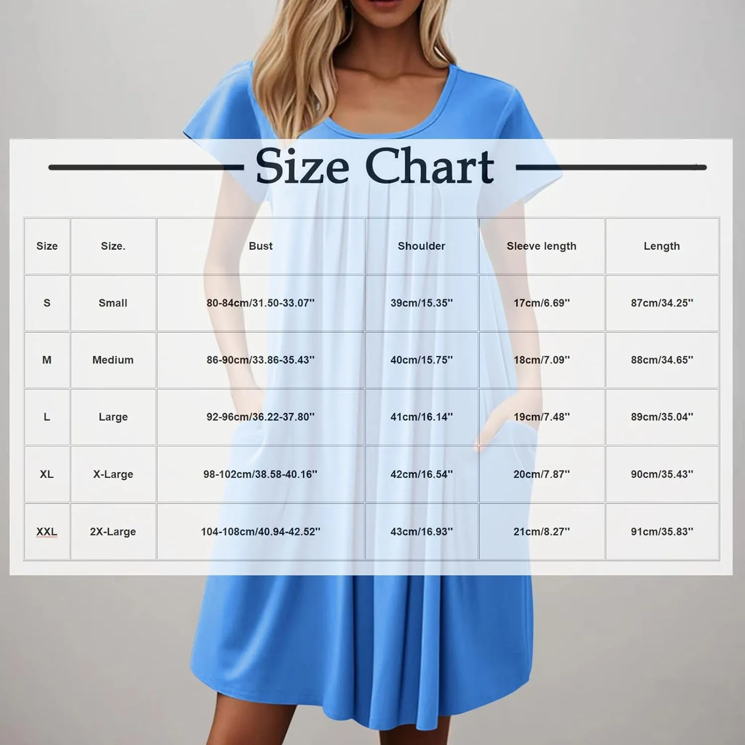 T Shirt Dresses for Women Casual Short Sleeve Loose Tunic Dress with Pockets Summer Pleated Swing Outfits