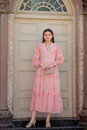 Thulian Light Pink  Maxi Dress