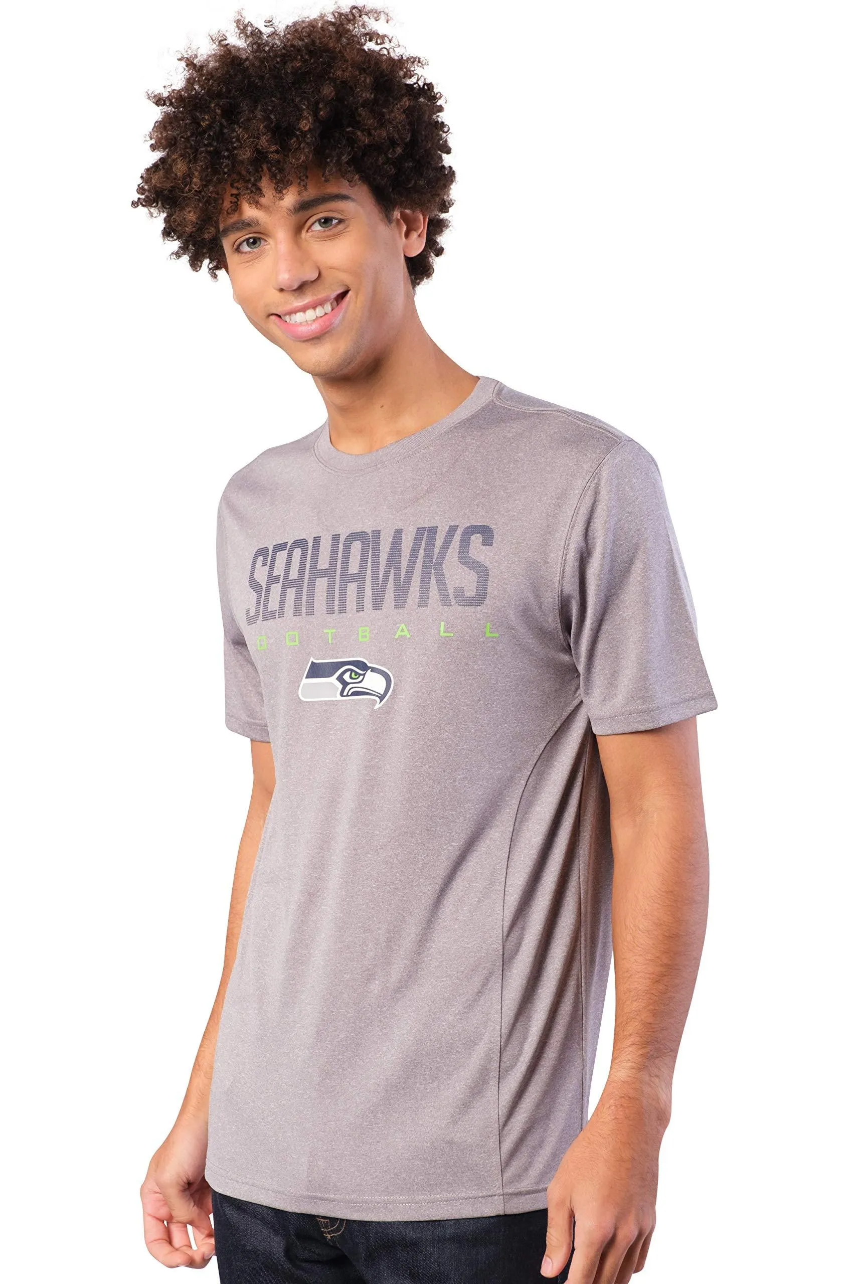 Ultra Game NFL Official Adults Super Soft Supreme Game Day T-Shirt - Unisex Seattle Seahawks|Seattle Seahawks