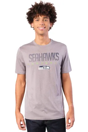 Ultra Game NFL Official Adults Super Soft Supreme Game Day T-Shirt - Unisex Seattle Seahawks|Seattle Seahawks